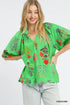Smarty Petal Green Blouse