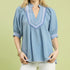 Blue-tiful Mess Top