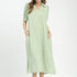 Green Apple Gingham Dress