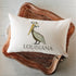 Louisiana Pelican Lumbar Pillow