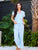 Simply Striped Cropped Pant Set
