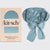 Adjustable Oversized Satin Bonnet - Haze Blue 