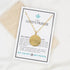 Our Father Prayer Necklace Gold