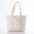 Block Print Medium Classic Tote- Powder Pink