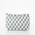 Block Print Clutch- Aqua