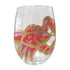 Crawfish Hand Painted Wine Glass