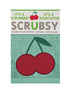 Scrubsy Cloth - Cherries