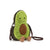 Avo-cuddle on the go with the super-soft Amuseable Avocado Bag. This adorable two-tone green cross body boasts a sleek matching strap, and ample storage in its belly for all your necessities. Its suedey stone and sweet smile will always ensure you stand out in a crowd. Strap length 117cm