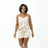 Spring Magnolia Strappy Vest Short Set