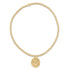 Classic Gold 2mm Bracelet - Inspire Love Small Gold Disc