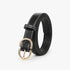 Contrast Stitch Belt- Black
