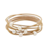 Layered Pearl Luxe Bracelet Stack