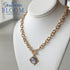 Belle Toggle Necklace Smoke