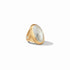 Cannes Statement Ring in Gold-Iridescent Clear