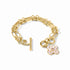 Colette Link Bracelet in Gold- Champagne