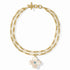 Colette Statement Necklace in Gold-Champagne