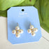 Pearl Petal Earrings