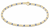 egirl Hope Sincerity Pattern 2mm Bead Bracelet - Bright Blue 