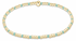 egirl Hope Sincerity Pattern 2mm Bead Bracelet - Mint