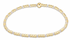 egirl Hope Sincerity Pattern 2mm Bead Bracelet - White