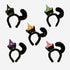Cat With Witch Hat Headband
