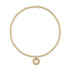 Egirl Classic Gold 2mm Beaded Bracelet - Love Small Gold Disc