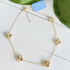 Gilded Clover Necklace
