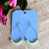 Teal Willow Drop Earrings
