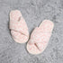 Leopard Criss-Cross Slipper Pink