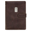 Man of God Espresso Brown Faux Leather Journal Cover with Magnetic Closure
