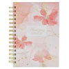 Amazing Grace Pink Floral Spiral Journal