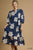 Ocean Breeze Bloom Midi Dress