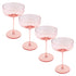 Blush Mid Century Champagne Coupe