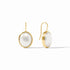 Laguna Stone Earring in Gold- Pearl