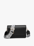 Black Noah Flapover Crossbody With Guitar Strap