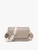 Parchment Flapover Crossbody With Guitar Strap