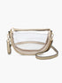 Peyton Gold Clear Purse
