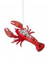 5.5" Glass Pearl Crawfish Ornament