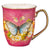 Be Still Pink Butterfly Ceramic Coffee Mug Psalm 46:10