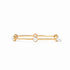 Milano Luxe Bangle In Gold Pearl - Medium