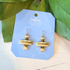 Modern Grace Cross Earrings