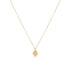 16" Gold Necklace - be you Small Disc