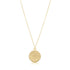 16" Necklace Gold - Blessing Gold Disc