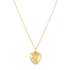 16" Necklace Gold - Love Plush Gold Charm