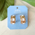 Palazzo Stone Hoops Cream