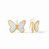 Papillion Earring in Gold- Mother Of Pearl