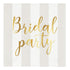 Bridal Party Square Napkins
