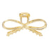 Gold Bow Claw Clip