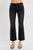Mid Rise-Crop Straight Jeans - Black 