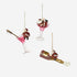 "Cheers" Santa Ornament